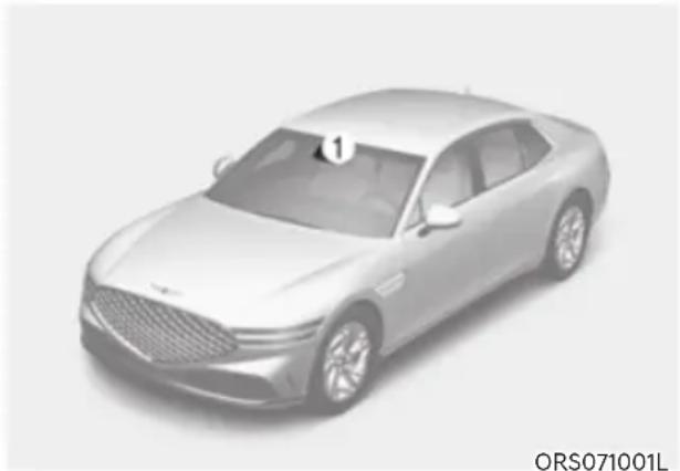 HYUNDAI Genesis G90 (2023) - Detecting sensor - 1
