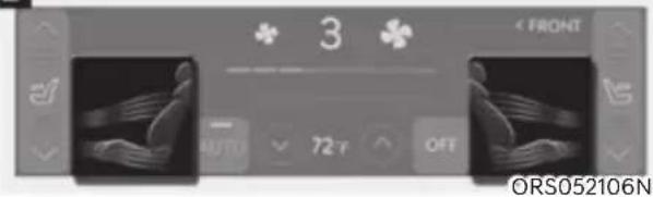 3 FRONT AUTO 72°F OFF ORS052106N