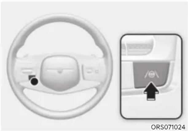 HYUNDAI Genesis G90 (2023) - Lane Following Assist Operation Turning Lane Following Assist On/ Off - 1