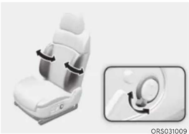 HYUNDAI Genesis G90 (2023) - Seat bolster adjustment (if equipped) - 1