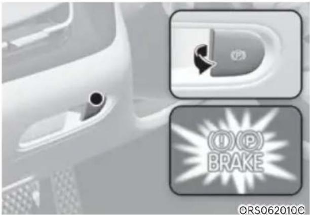 HYUNDAI Genesis G90 (2023) - Applying the parking brake - 1