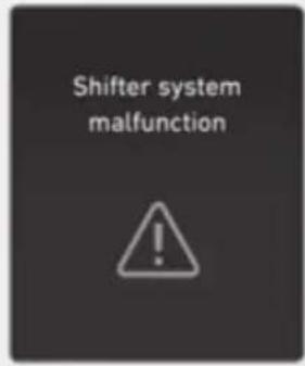 Shifter system malfunction