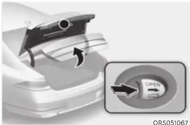 HYUNDAI Genesis G90 (2023) - Emergency Trunk Safety Release - 1