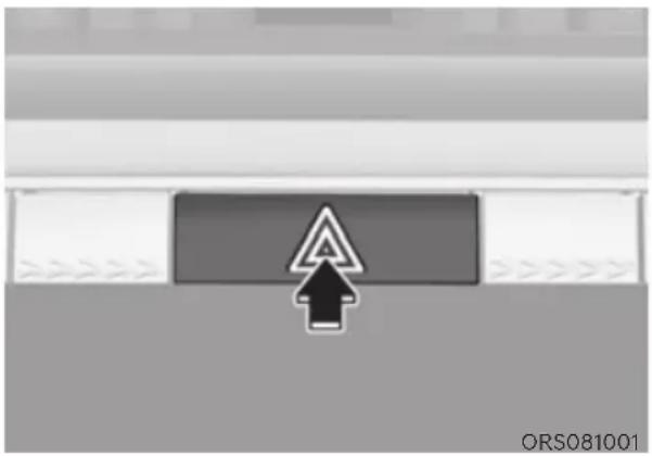HYUNDAI Genesis G90 (2023) - HAZARD WARNING FLASHER IN CASE OF AN EMERGENCY - 1