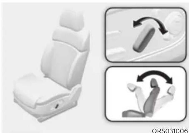 HYUNDAI Genesis G90 (2023) - Seatback angle adjustment - 1