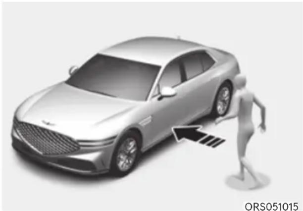 HYUNDAI Genesis G90 (2023) - Using smart key - 1