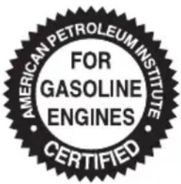 AMERICAN PETROLEUM INSTITUTE FOR GASOLINE ENGINES CERTIFIED