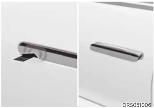 HYUNDAI Genesis G90 (2023) - Unlocking your vehicle (When the Two Press Unlock feature is off) - 1