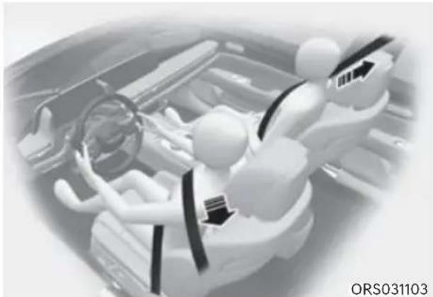 HYUNDAI Genesis G90 (2023) - To release your seat belt: - 2