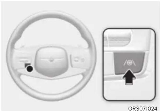 HYUNDAI Genesis G90 (2023) - Keeping Assist Operation Turning Lane Keeping Assist On/Off - 1