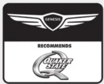 GENESIS RECOMMENDS QUAKER STATE