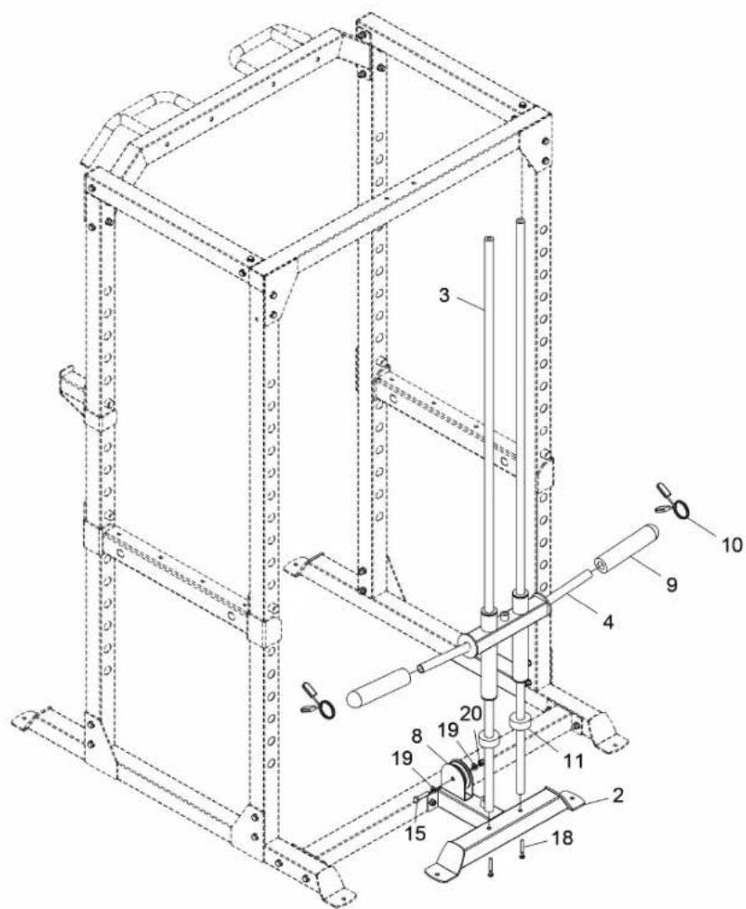 TAURUS Power Cage Set - Schritt 1: - 2
