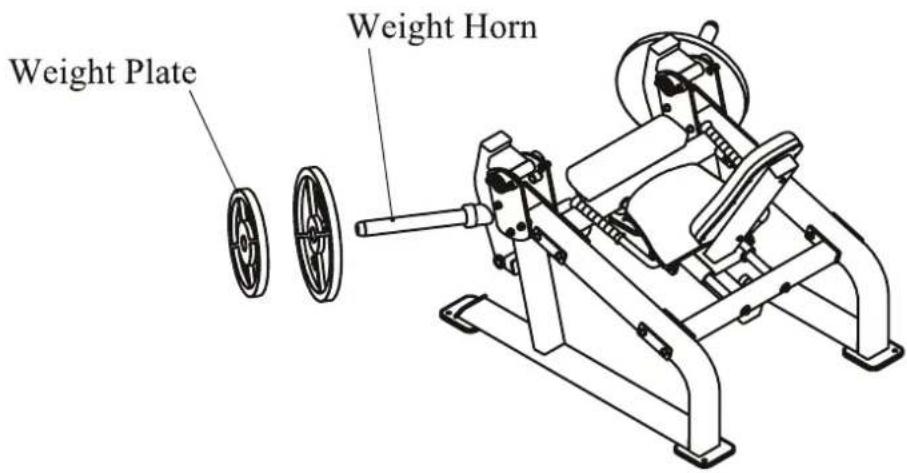 Weight Plate Weight Horn