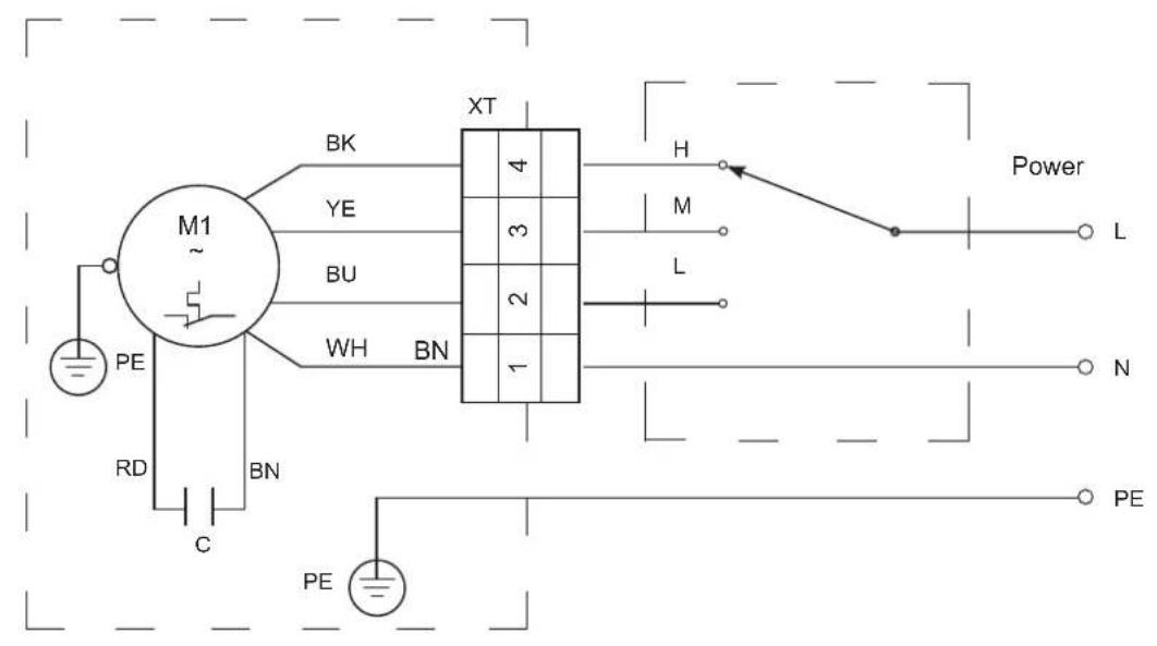 GREE FP-051-WAHS-K - Abflussrohranschluss: - 3
