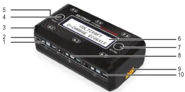5 4 3 2 1 U/L TCRAFT VUL-CHARGE EC06X15 6 7 8 9 10