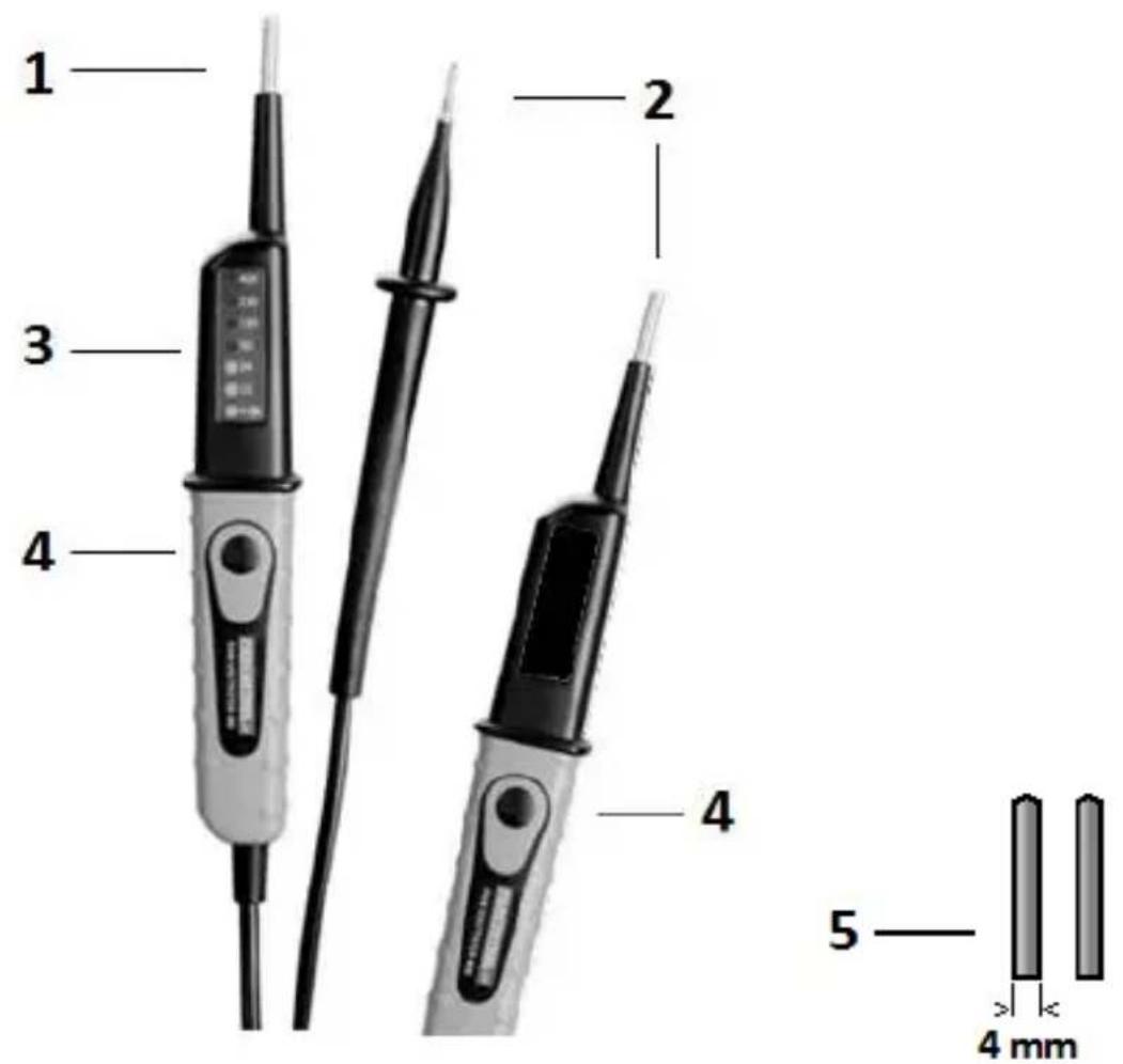 1 2 3 4 4 5 4 mm