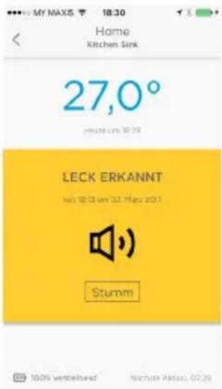 MY MAX5 18:30 Home Kitchen Sink 27,0° Heine Lysis 30.29 LECK ERKANNT wlt 10.03 am 32. März 2017 Stumm 100% vertriebend Nichtsien AKTass 02.29