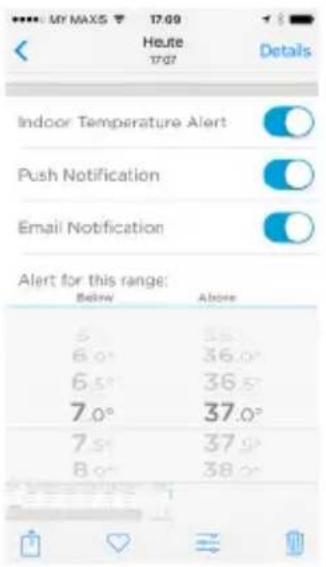 HONEYWELL W1KS - Ändern der Alarm- Einstellungen - 3