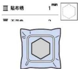 贴布绣 1 min 工件点 2
