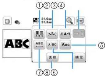 BROTHER Innov-is NV-18E - ■字体编辑画面 - 1