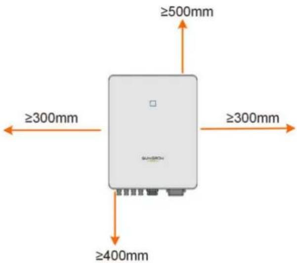 ≥500mm ≥300mm ≥300mm ≥400mm