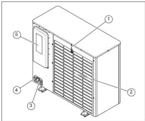 VAILLANT aroTHERM plus VWL 75/6 A 230V - Bauteile, Gerät, hinten - 1