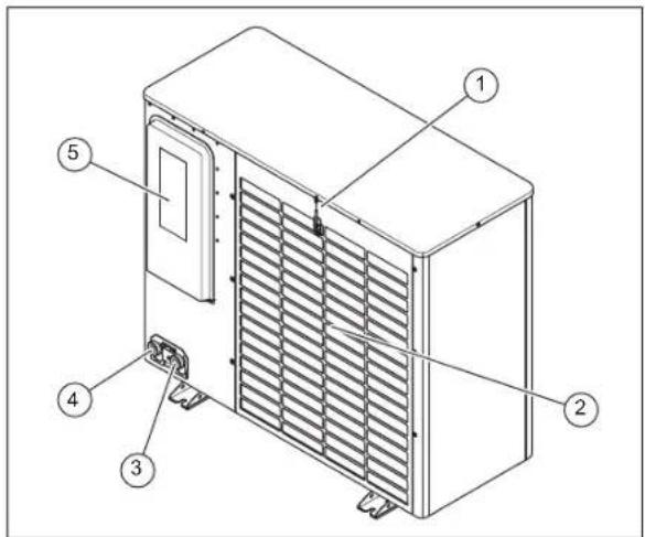 VAILLANT aroTHERM plus VWL 65/6 A 230V - Bauteile, Gerät, hinten - 1