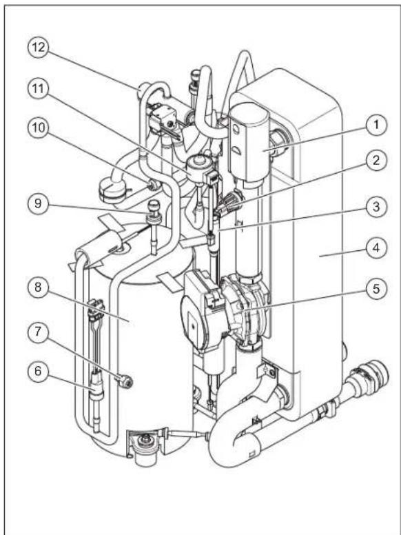 VAILLANT aroTHERM plus VWL 65/6 A 230V - Componenten, compressor - 1