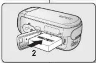 SAMSUNG VP-MX10H - Carga de la batería - 2
