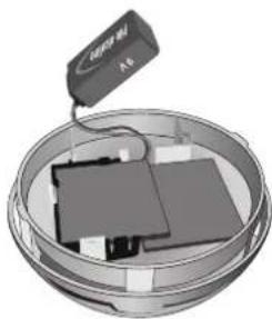 SOMFY Protexiom Ultimate GSM - b. Mitgelieferte Batterien in die Komponenten einsetzen - 6