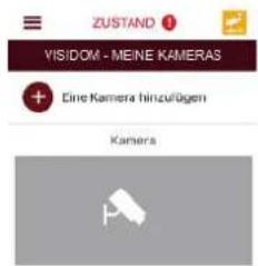 ZUSTAND VISIDOM - MEINE KAMERAS + Eine Kamera hinzufügen Kamera