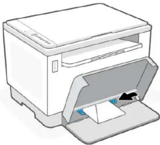 HP LaserJet 1504w - So legen Sie Briefumschläge ein - 1