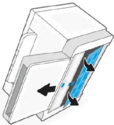 HP LaserJet 1504w - Beseitigen von Papierstaus im unteren Druckerbereich - 2