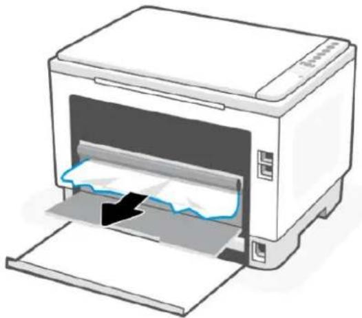HP LaserJet 1504w - Beseitigen von Papierstaus von der Rückseite des Druckers aus - 3