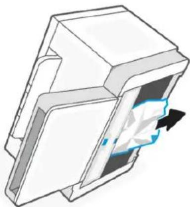 HP LaserJet 1504w - Beseitigen von Papierstaus im unteren Druckerbereich - 3