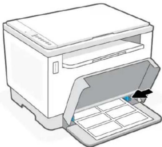 HP LaserJet 1504w - So legen Sie Etiketten ein - 1