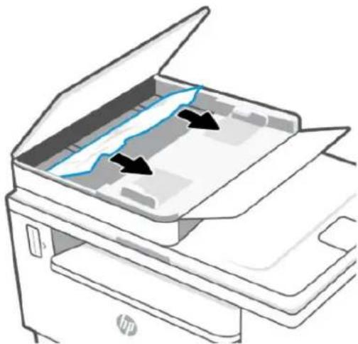 HP LaserJet 1504w - Beseitigen von Papierstaus von der Rückseite des Druckers aus - 6