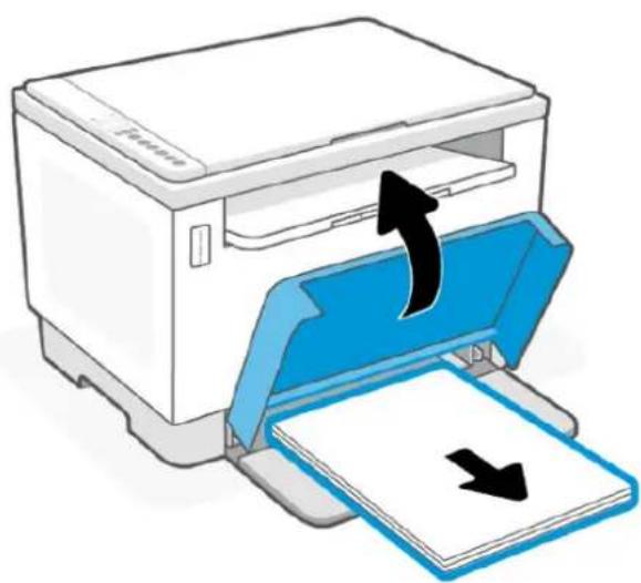 HP LaserJet 1504w - So legen Sie Papier ein - 1