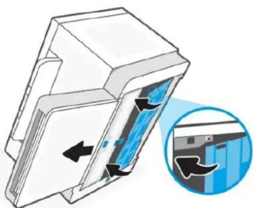 HP LaserJet 1504w - Beseitigen von Papierstaus im unteren Druckerbereich - 4