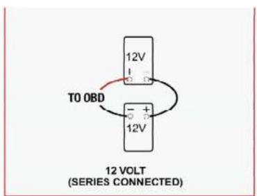 12V 12V TO OBD 12 VOLT (SERIES CONNECTED)