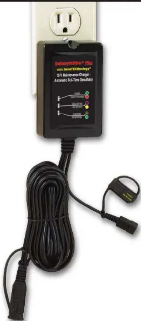 BatteryMISDor® Plus with SmartTECHIology® 12-V Maintenance Charger - Automatic Full-Time Desalator