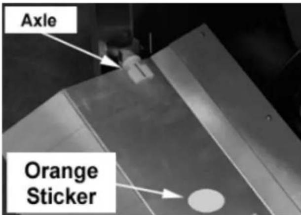 Axle Orange Sticker