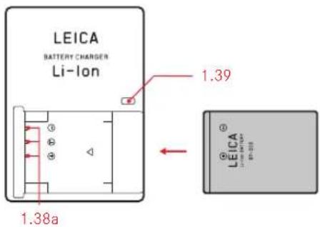 LEICA BATTERY CHARGEN Li-Ion 1.39 1.38a LEICA - 0.000V - 0.000V