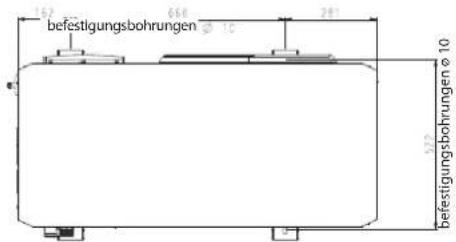 befestigungsbohrungen ∅ 10 281 162 660 372 befestigungsbohrungen ∅ 10
