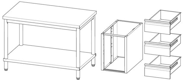 BARTSCHER 315306 - MONTAGEANLEITUNG FUER SCHUBLADE UND SCHUBLADEBLOECKE - 4