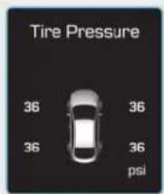 HYUNDAI Ioniq HEV (2018) - Check Tire Pressure - 1