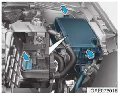 HYUNDAI Ioniq HEV (2018) - Instrument Panel Fuse Replacement - 2