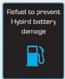 Refuel to prevent Hybrid battery damage