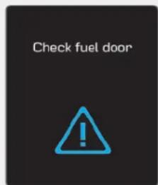 Check fuel door