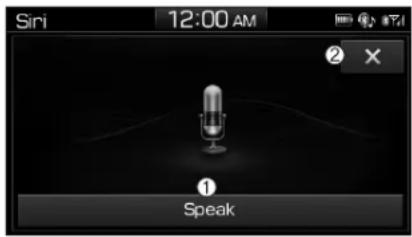 Siri 12:00 AM ② X ① Speak
